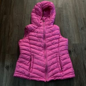 Pink Puffer Vest